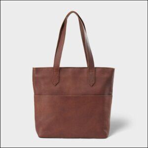 Lifetime Leather Tote Color Brown